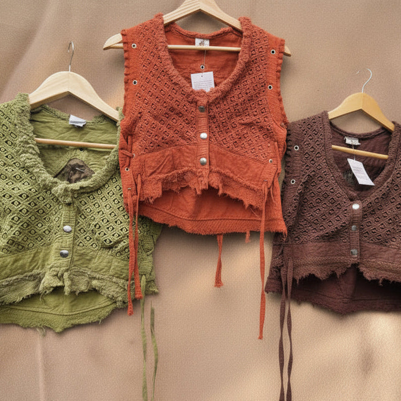 Laceback Artisan Vest