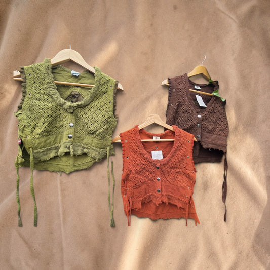 Laceback Artisan Vest