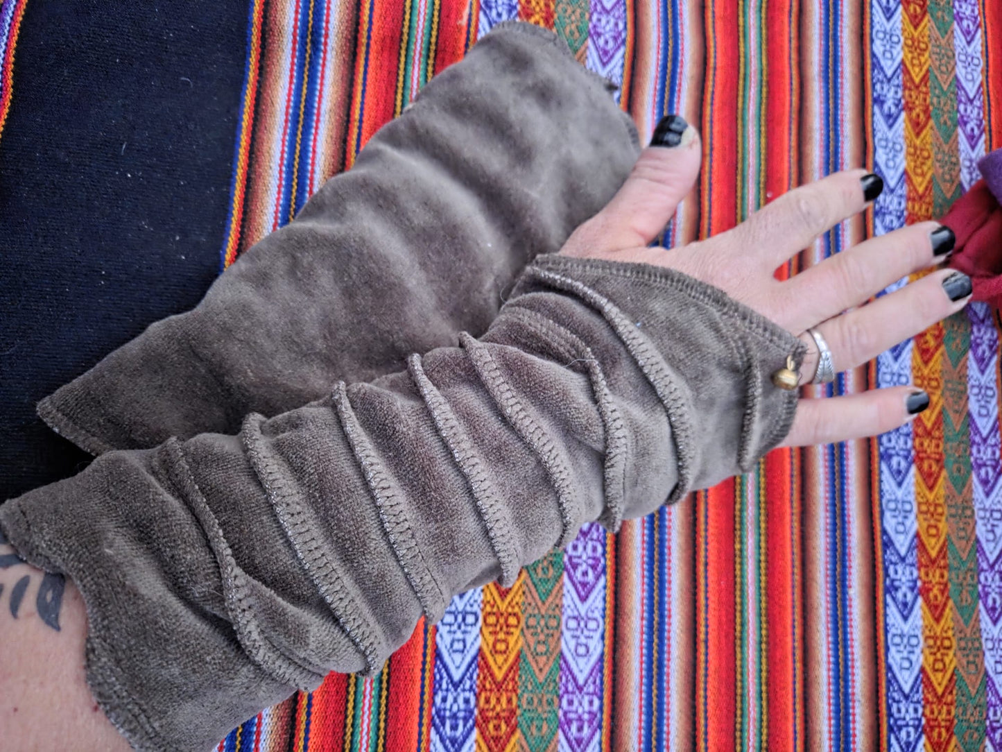 Layered Velvet Warmers
