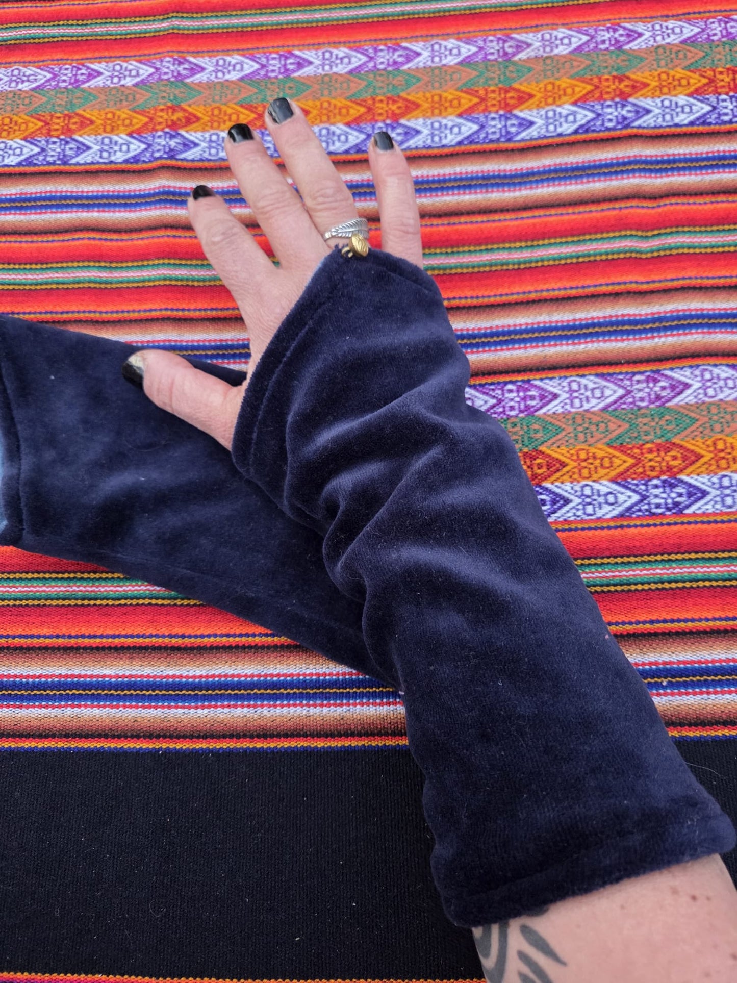 Layered Velvet Warmers