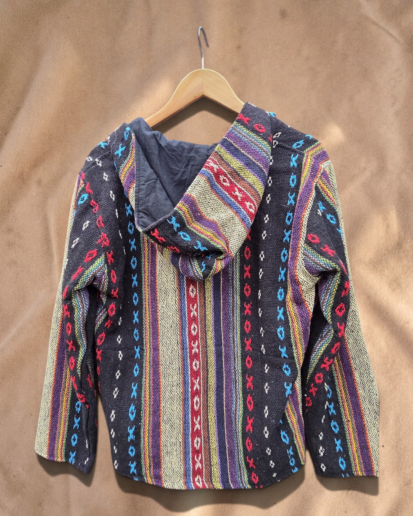 Geweven Hoodie Met Traditioneel Patroon