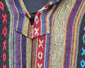 Geweven Hoodie Met Traditioneel Patroon
