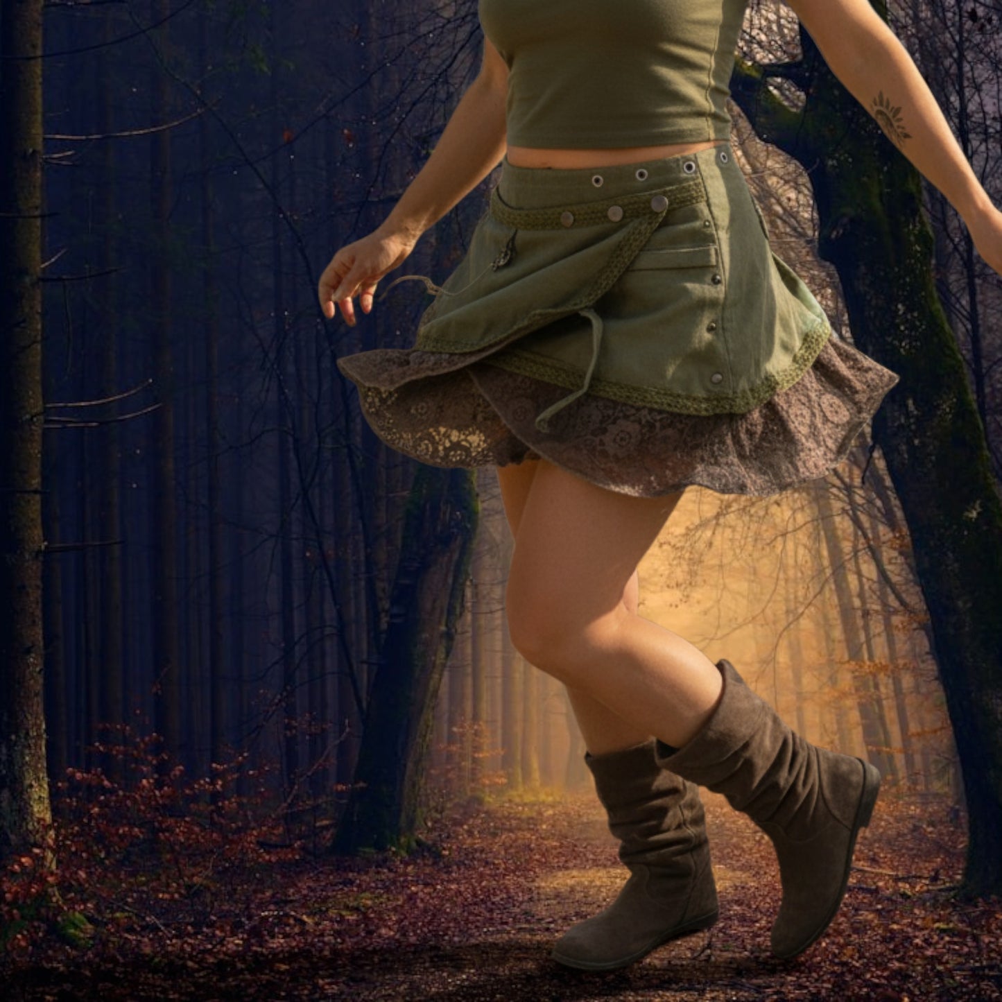 Forest Lace Rok