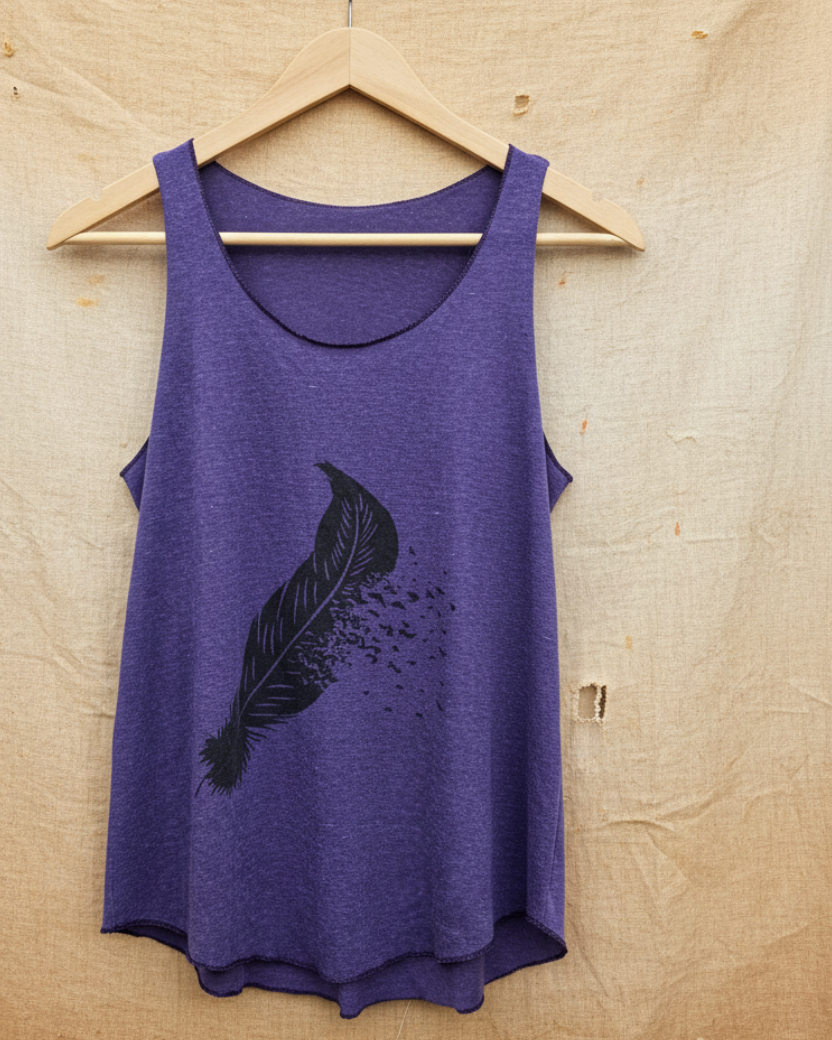 Shadow Feather Top