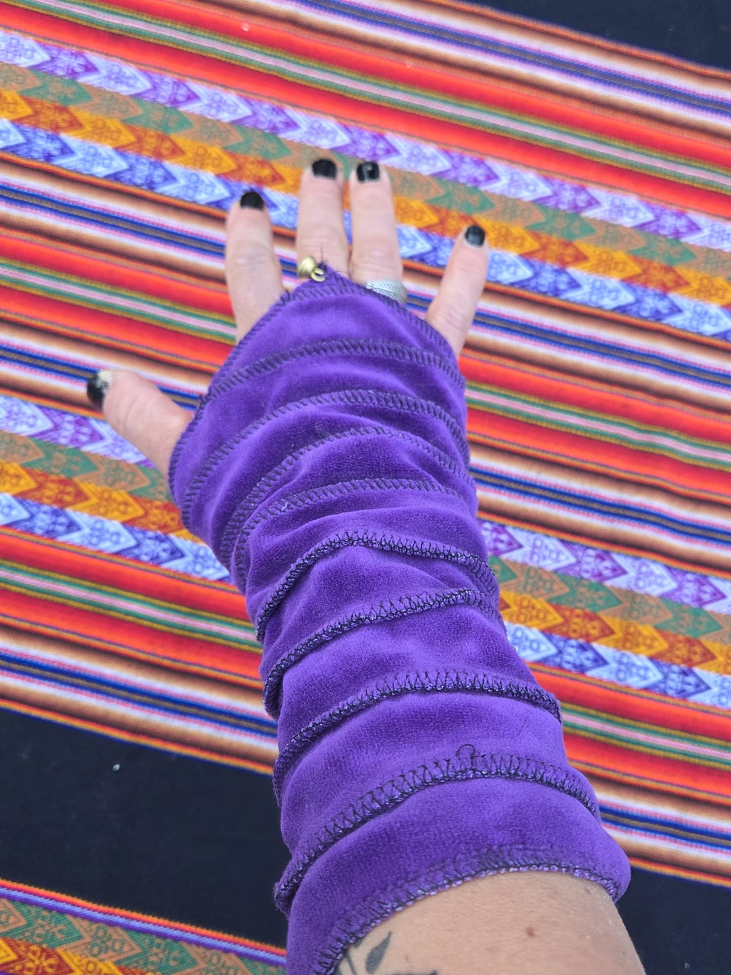 Layered Velvet Warmers