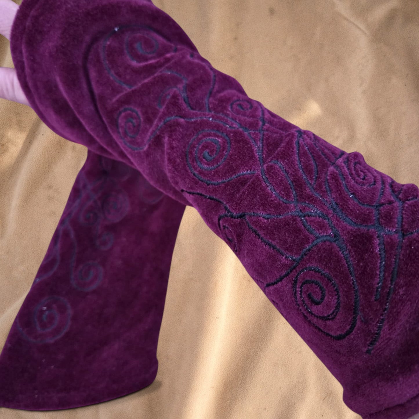 Spiral Velvet Warmers