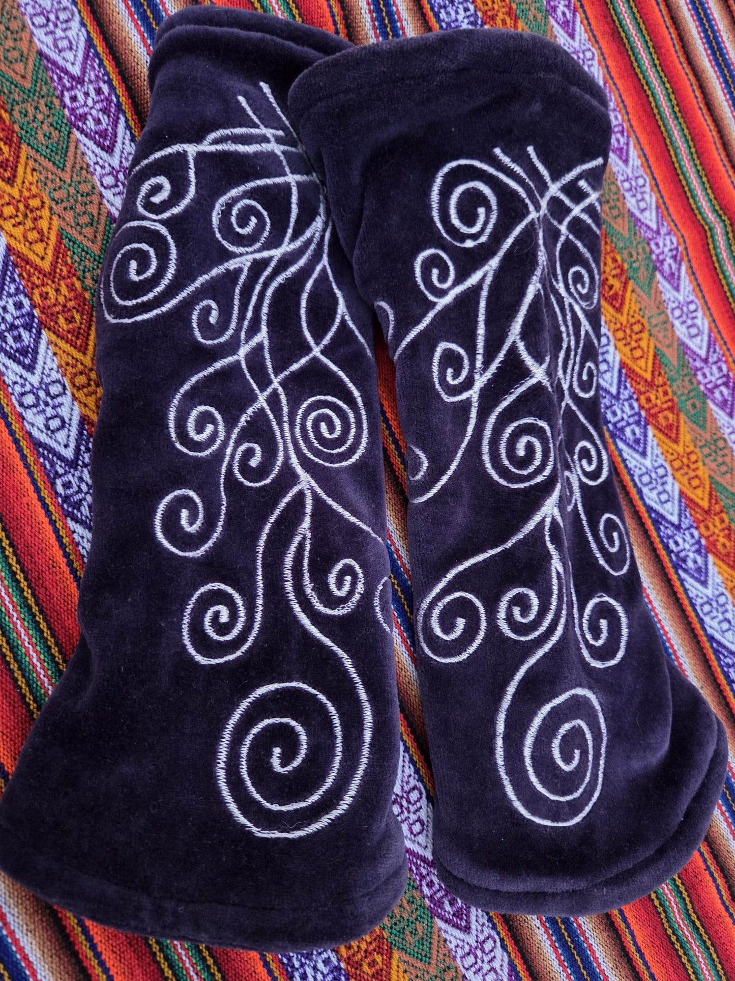 Spiral Velvet Warmers