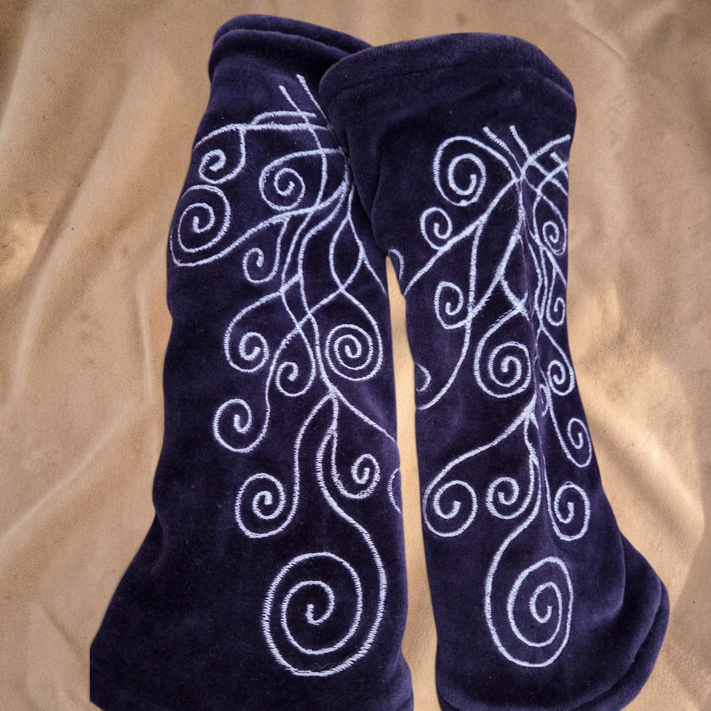 Spiral Velvet Warmers