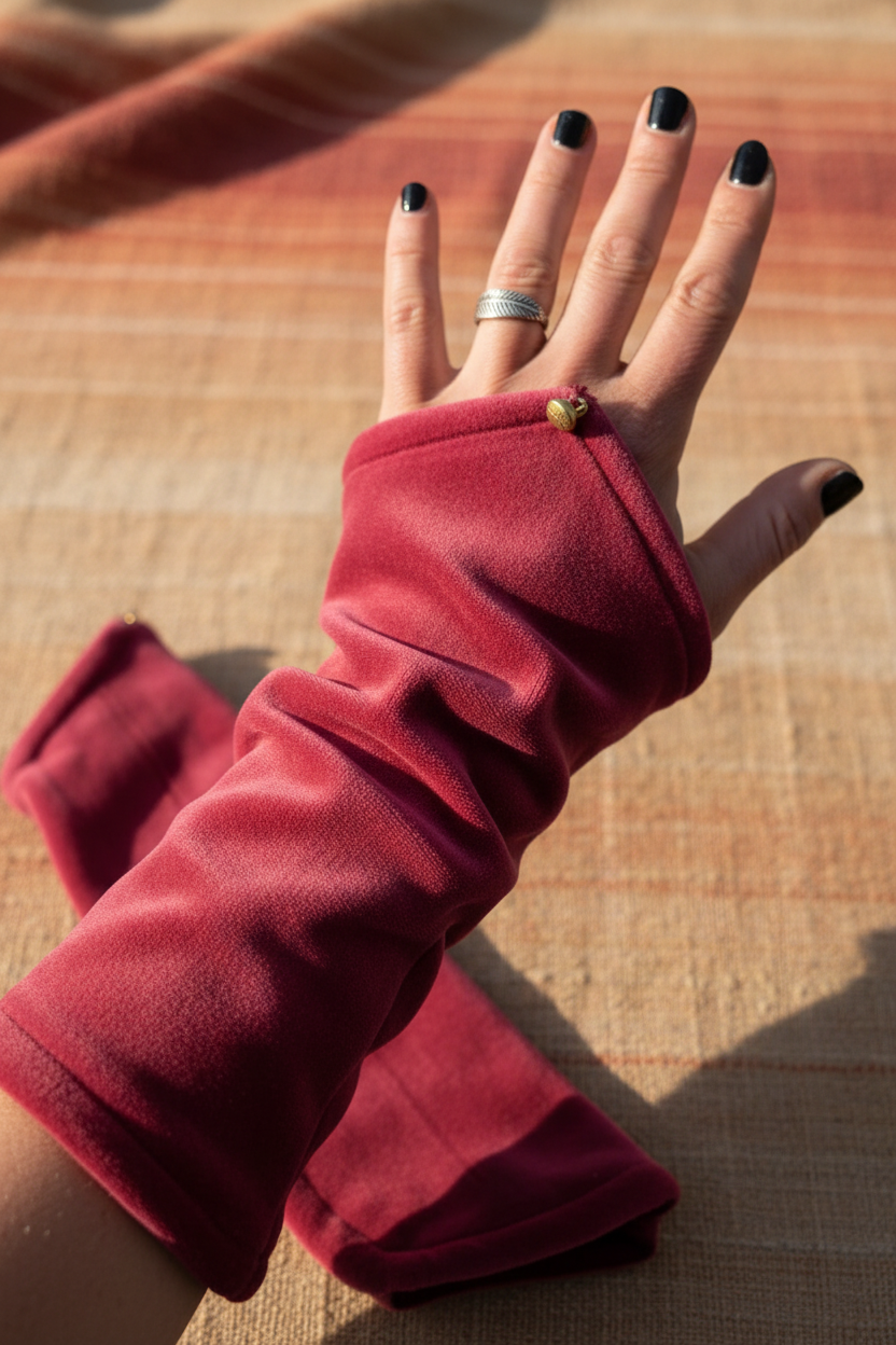Roze fuchsia armwarmer